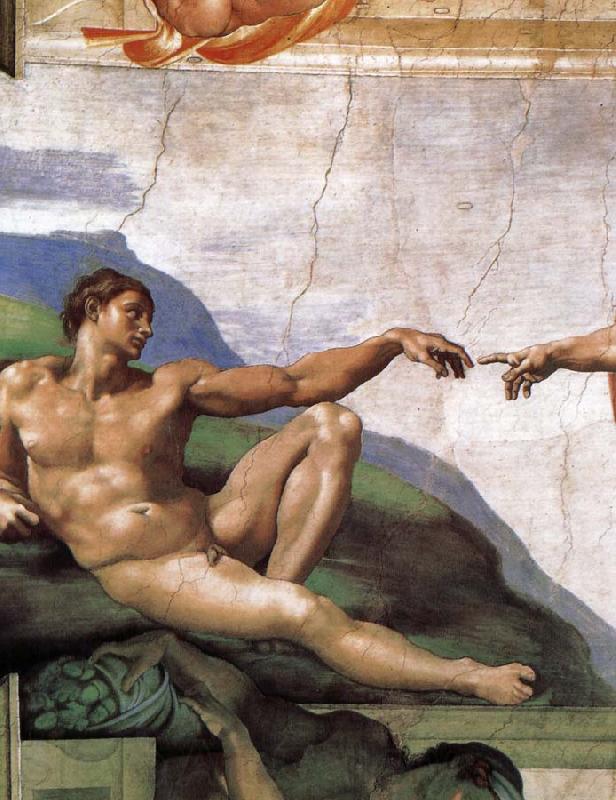 CERQUOZZI, Michelangelo Adam was born Norge oil painting art